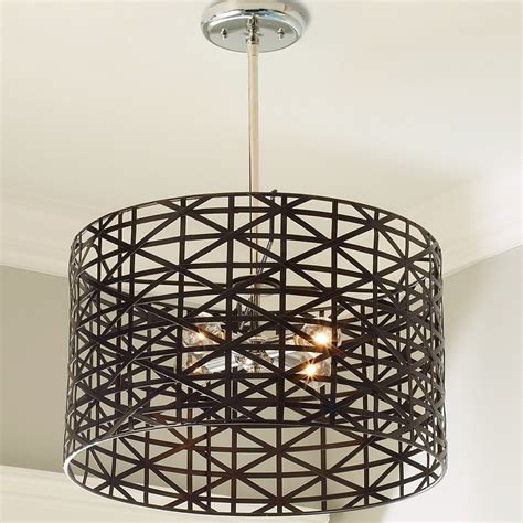 http www.shadesoflight.com young-house-love-metal-convertible_pendant.html|Young House Love Metal Strap Convertible Chandelier .